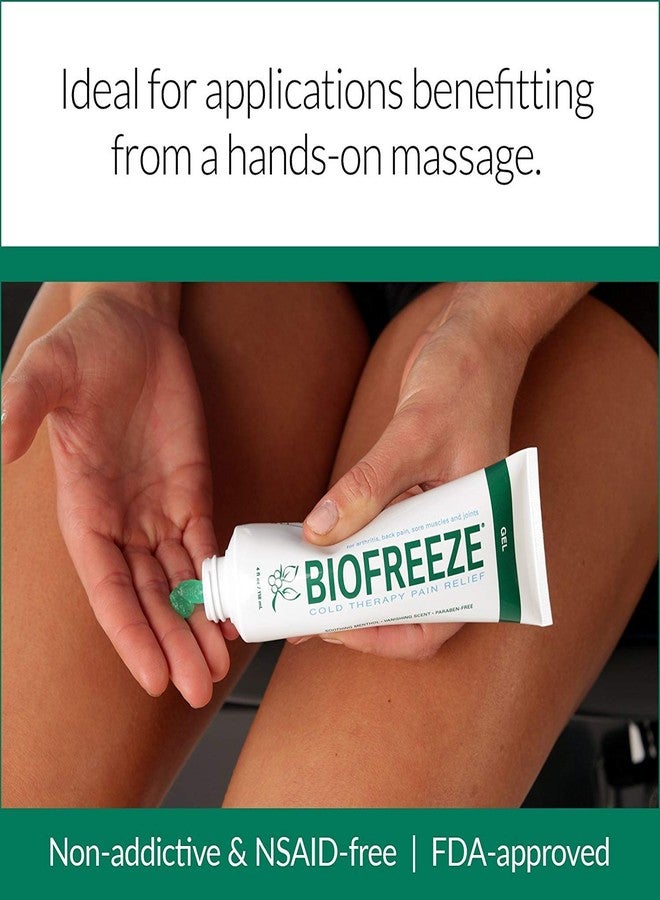 Biofreeze-13529 Pain Relief Gel, 4 oz. Tube, Pack of 2 (Packaging May Vary) - Image 4